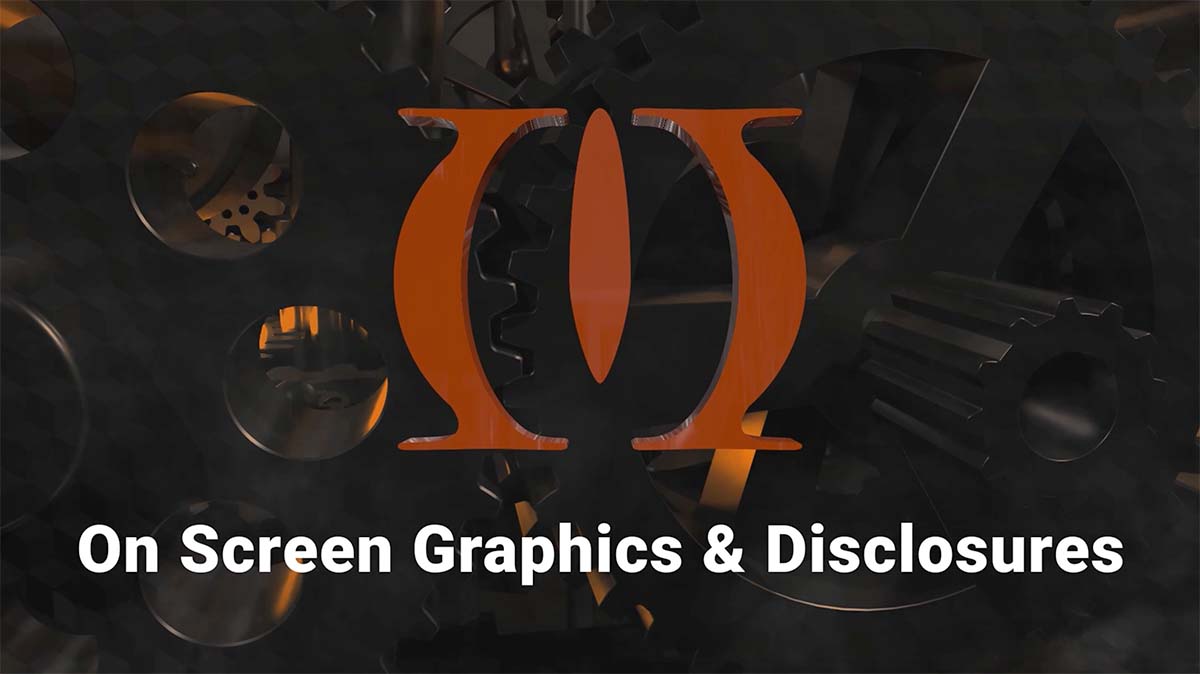 On Screen Graphics & Disclosures